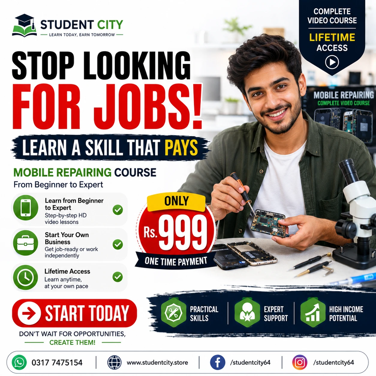 Mobile Repairing from Beginner to Expert