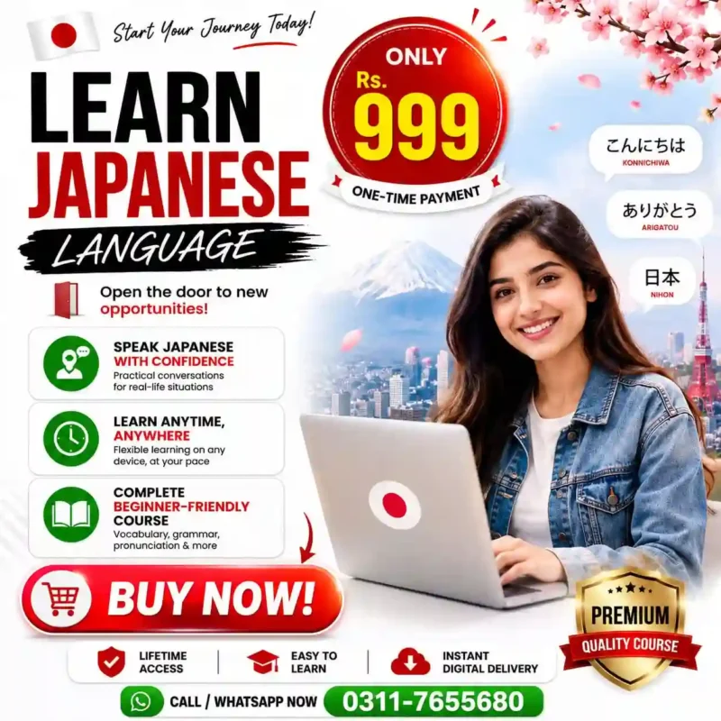 Master Japanese Language in Urdu |Easy & Practical Course