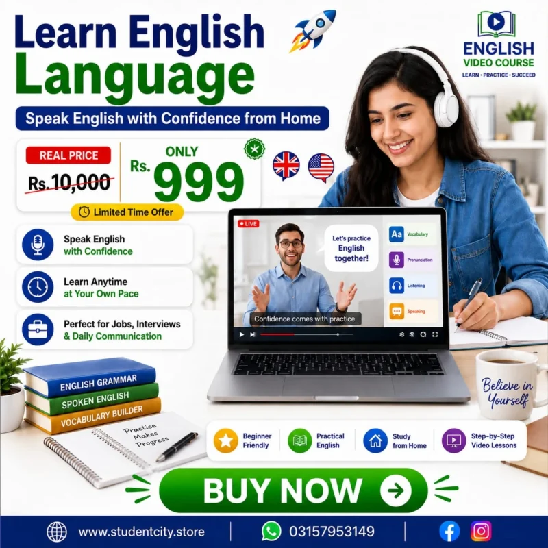 Speak English with Confidence – Complete Video Course + PDF Guide