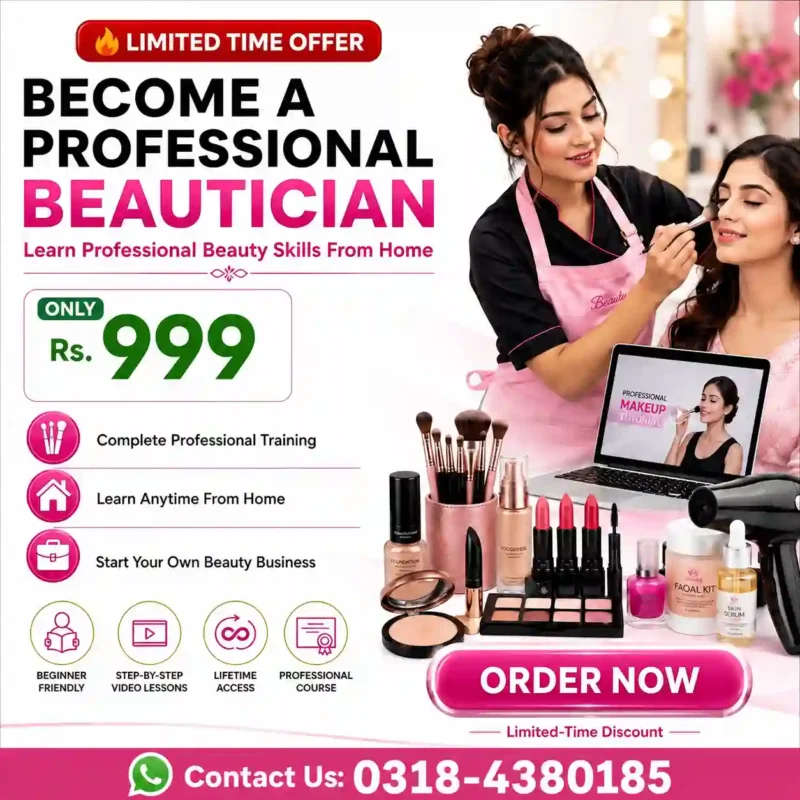 Learn Professional Beautician Course – Step-by-Step Training for Beginners